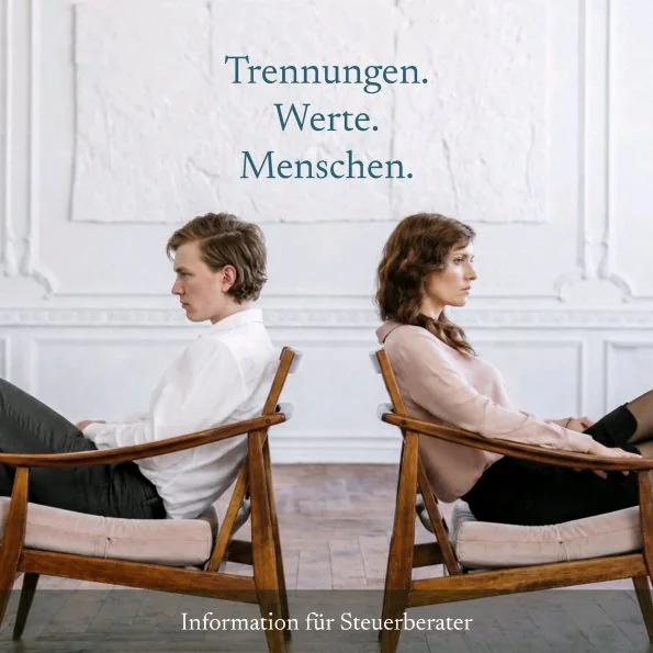Titelseite der Broschüre Trennungen. Werte. Menschen.
